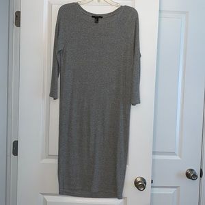 Gray forever 21 sweater dress